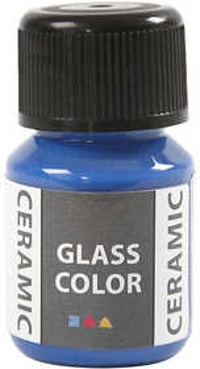 Glass Color Ceramic, brilliant blauw, 35ml [HOB-33361]